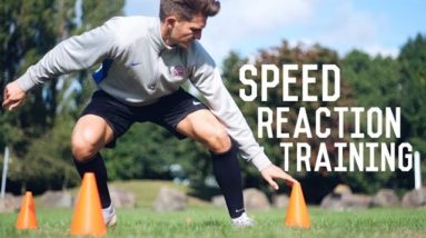 Individual Speed Reaction Training Session | 3 Football Training Drills To Sharpen Reactions