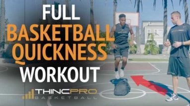 Quickness, Explosiveness, First Step Speed Drills for Basketball (Full Basketball Workout!)